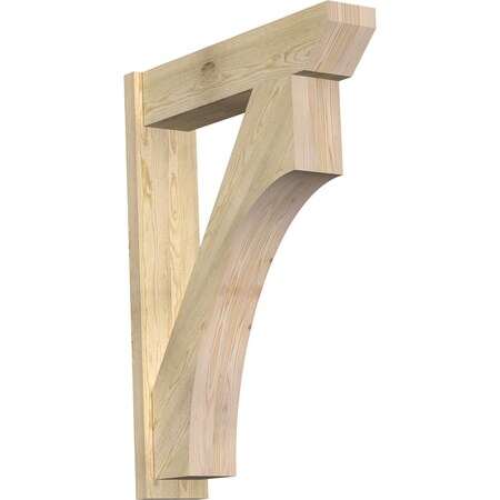 Ekena Millwork Westlake Slat Rough Sawn Outlooker, Douglas Fir, 8"W x 34"D x 46"H OUT08X34X46WTL06RDF